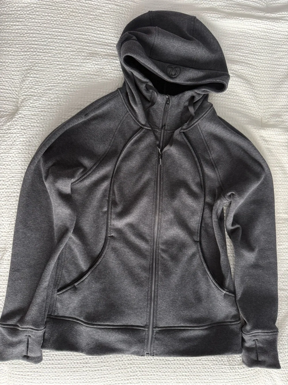Lululemon Women’s Charcoal Gray Full-Zip Hoodie